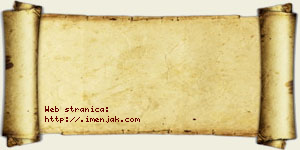 Matija Debeljak vizit kartica